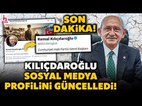 SON DAKİKA! Kemal Kılıçdaroğlu sosyal medya profilini 'CHP Genel Başkanı' olarak güncelledi!